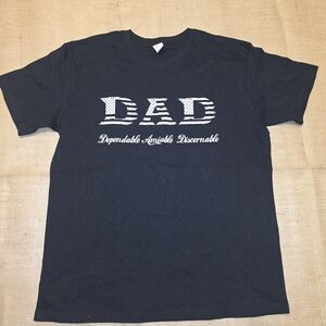 Black DAD Graphic T-Shirt